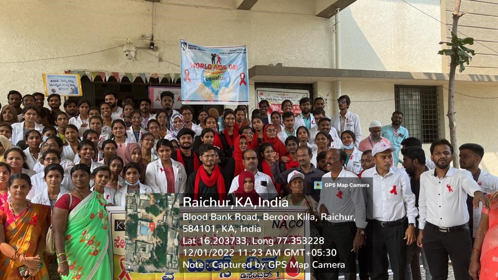 World Aids Day conducted by Navodaya Dental College