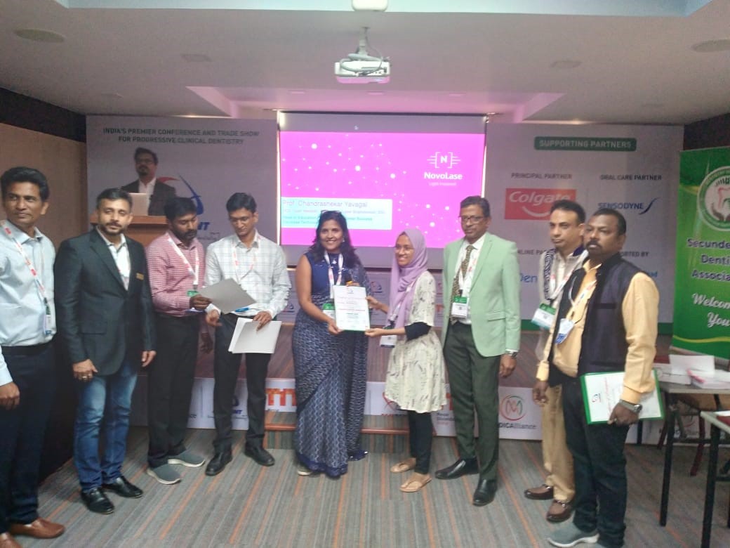 Navodaya Dental College  students participated and won prizes  in E-poster and Scientific paper presentations at Famdent conference Hyderabad held on 4th and 5th of February 2023