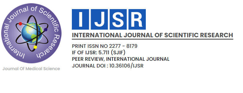 INTERNATIONAL JOURNAL OF SCIENTIFIC RESEARCH