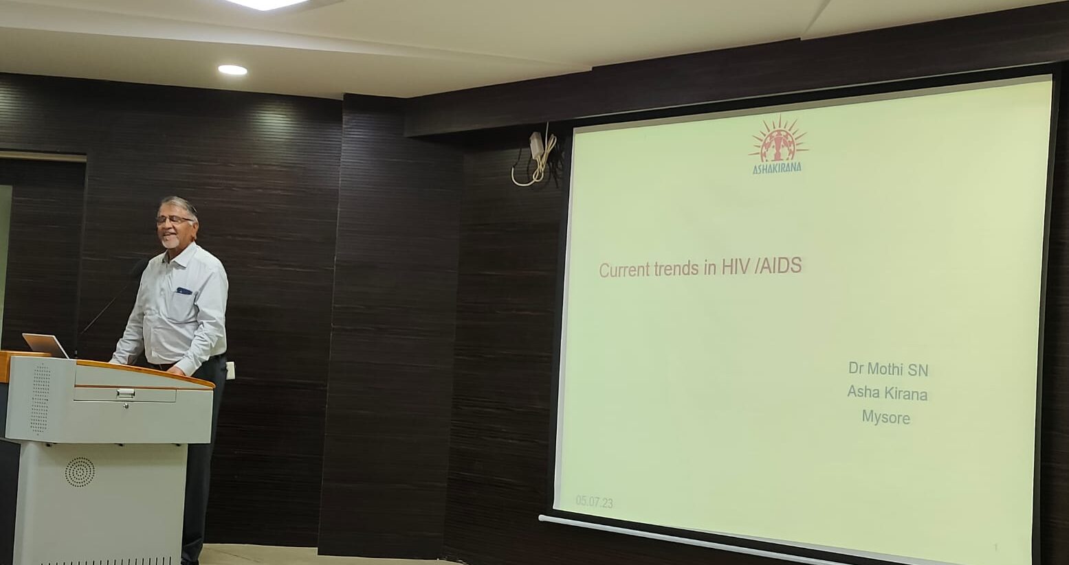 Guest Lecture on “Recent Trends in HIV/AIDS in Pediatric Population by Dr. S. N. Mothi